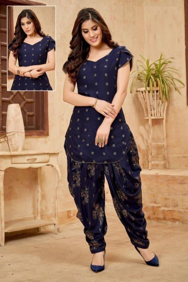 Hasti 2 Regular Wear Rayon Designer Kurti With Patiyala Suits Collection